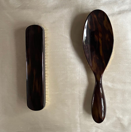 TORTOISESHELL ACETATE BRUSHES