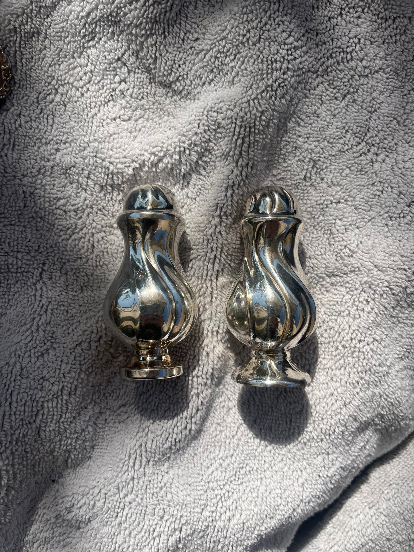 Silver Plated Salt & Pepper Shakers