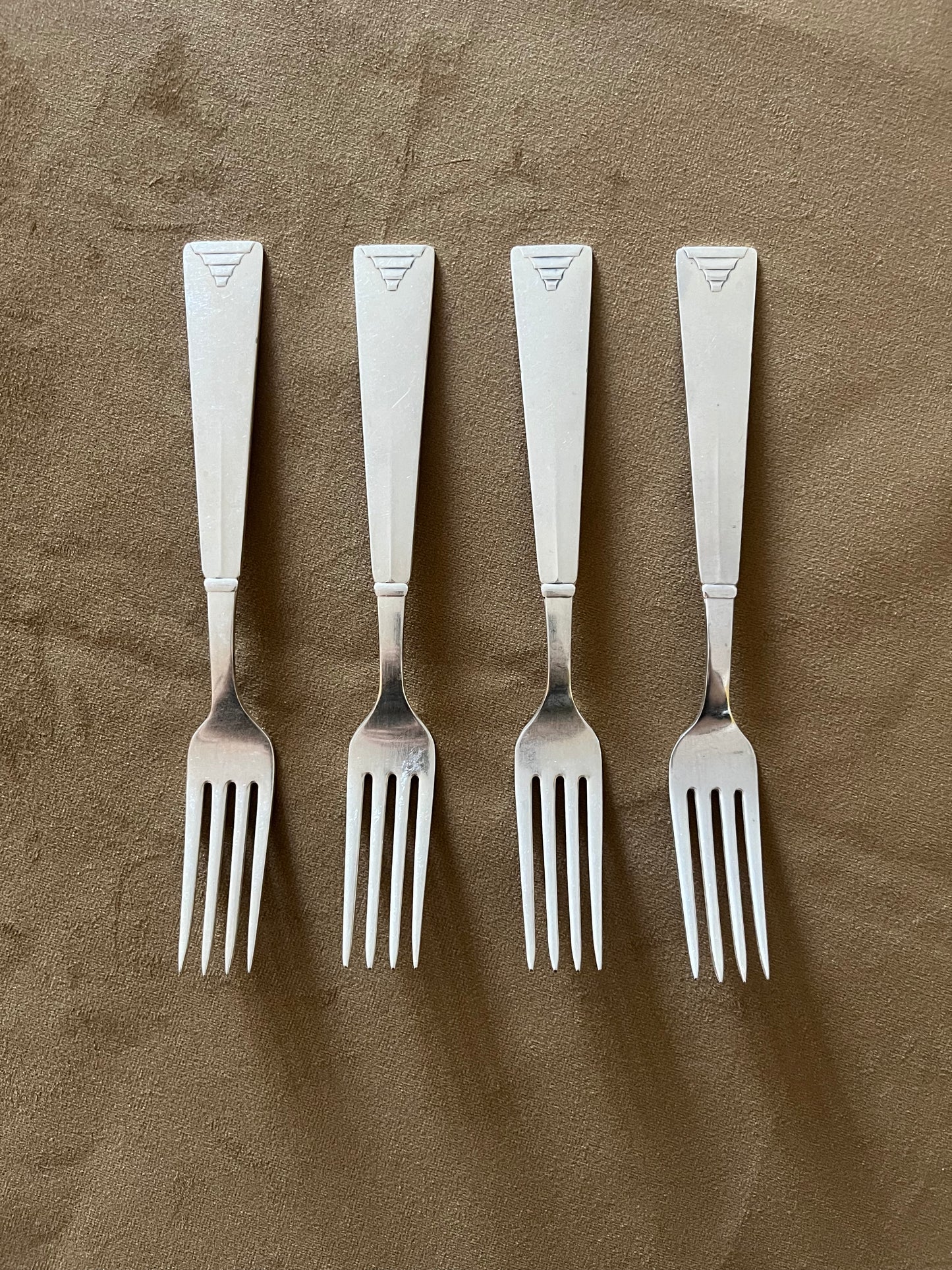 Silver-plated Art Deco Cutlery