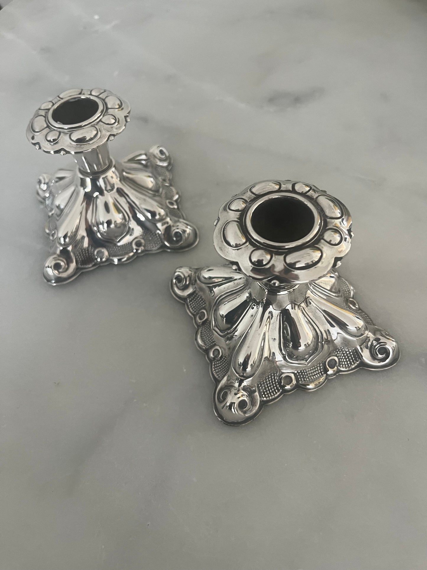 Silver-plated Candleholder