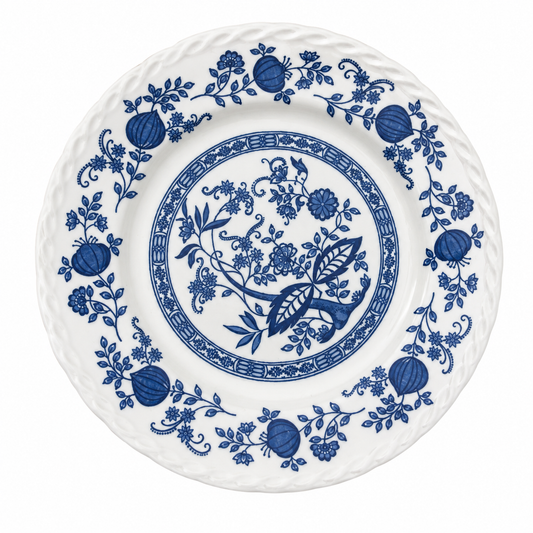 Large Vintage Floral Dish