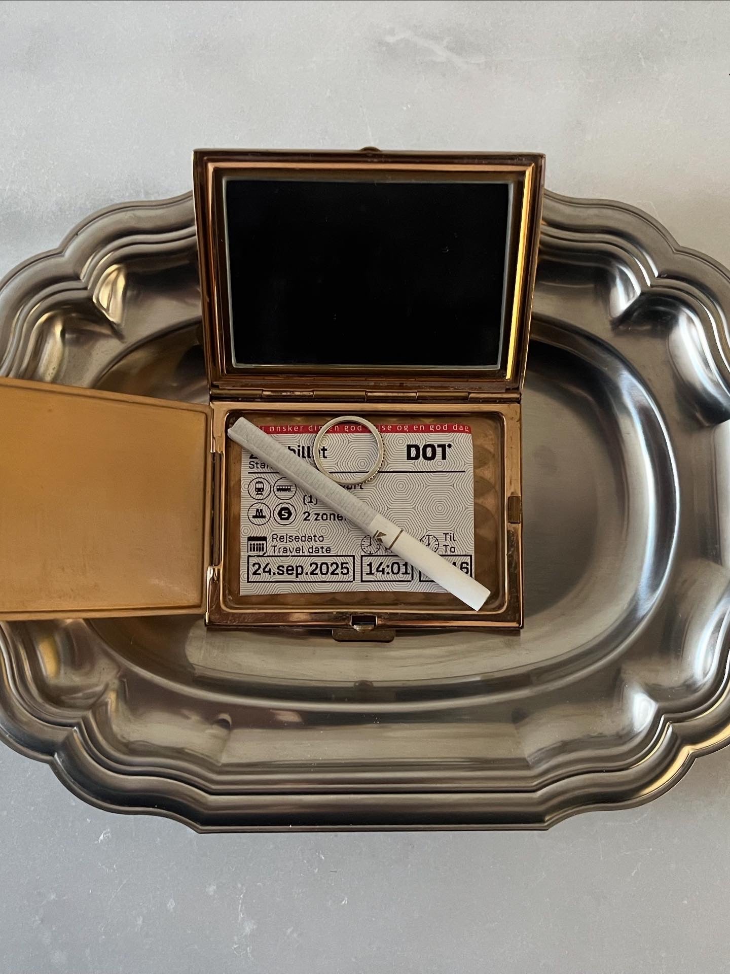 Mother of Pearl Mirror