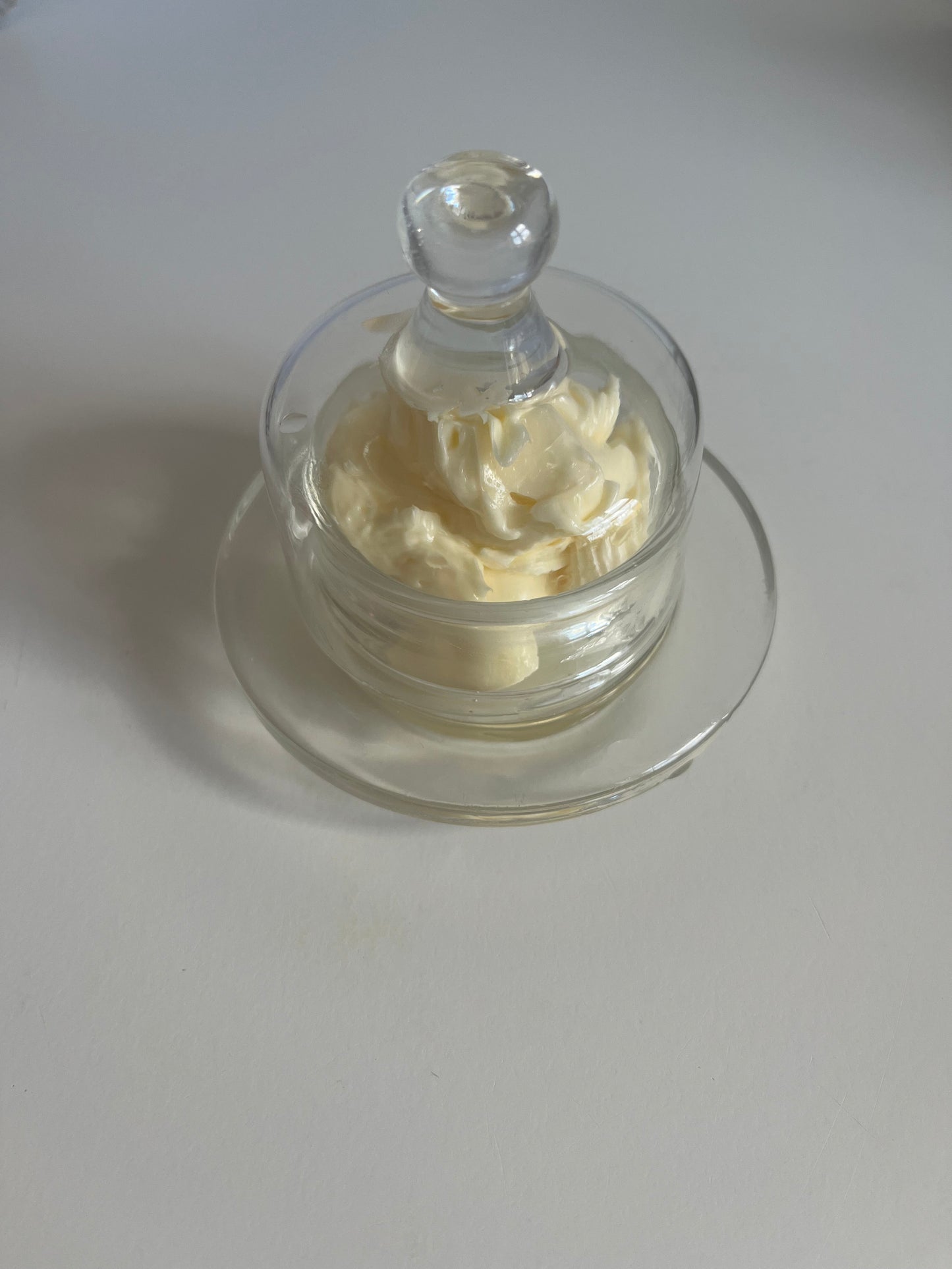 Vintage Glass Butter Bell