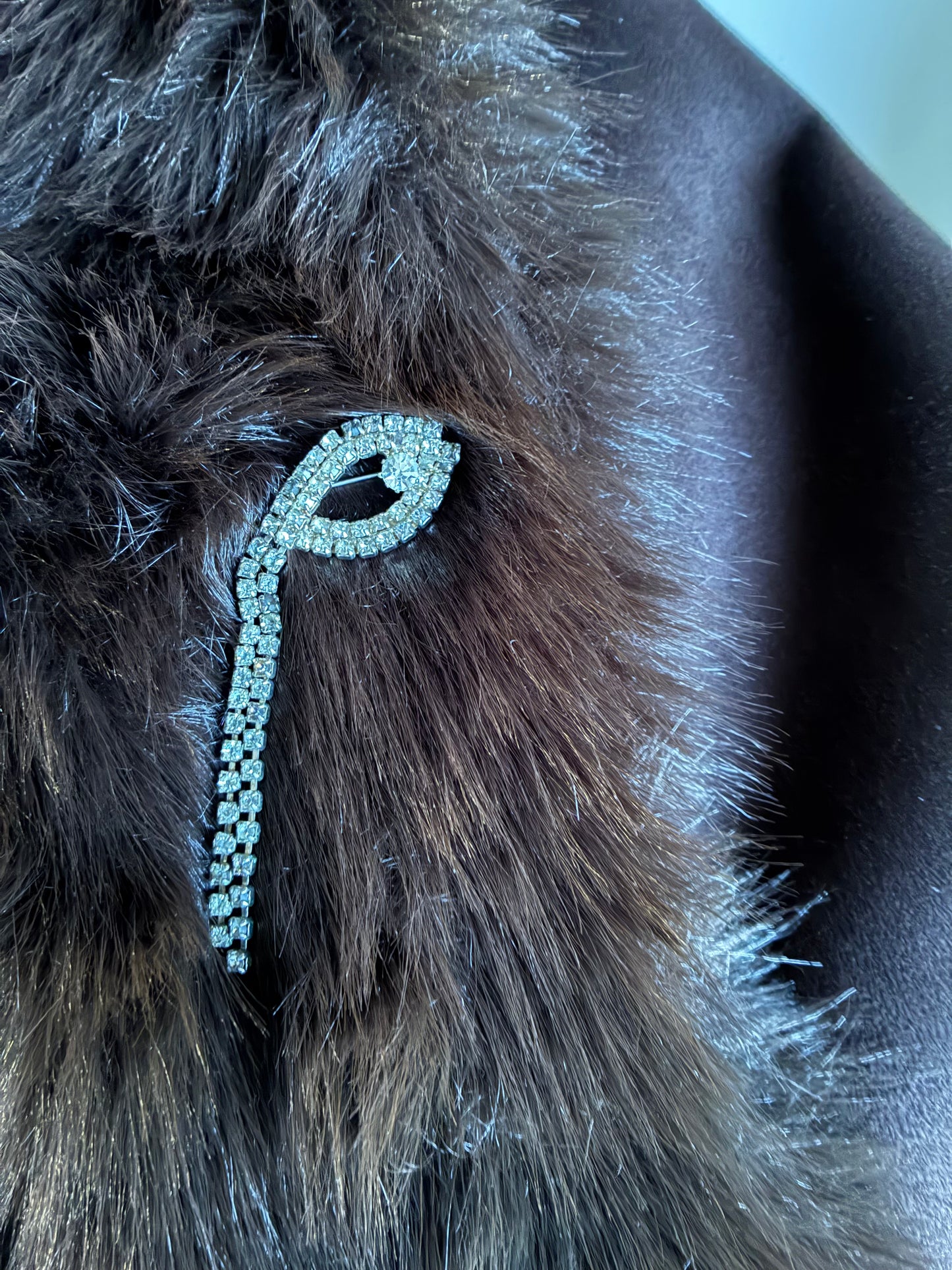 Art Deco “Fish” Stone Brooch