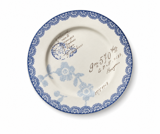 Medium Vintage Floral Dish