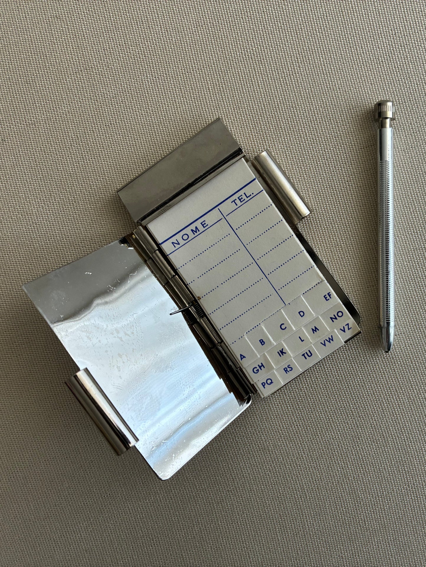 Rare Silver Plated Address/Note Book