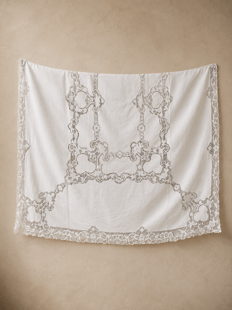Grand Italian Lace Tablecloth
