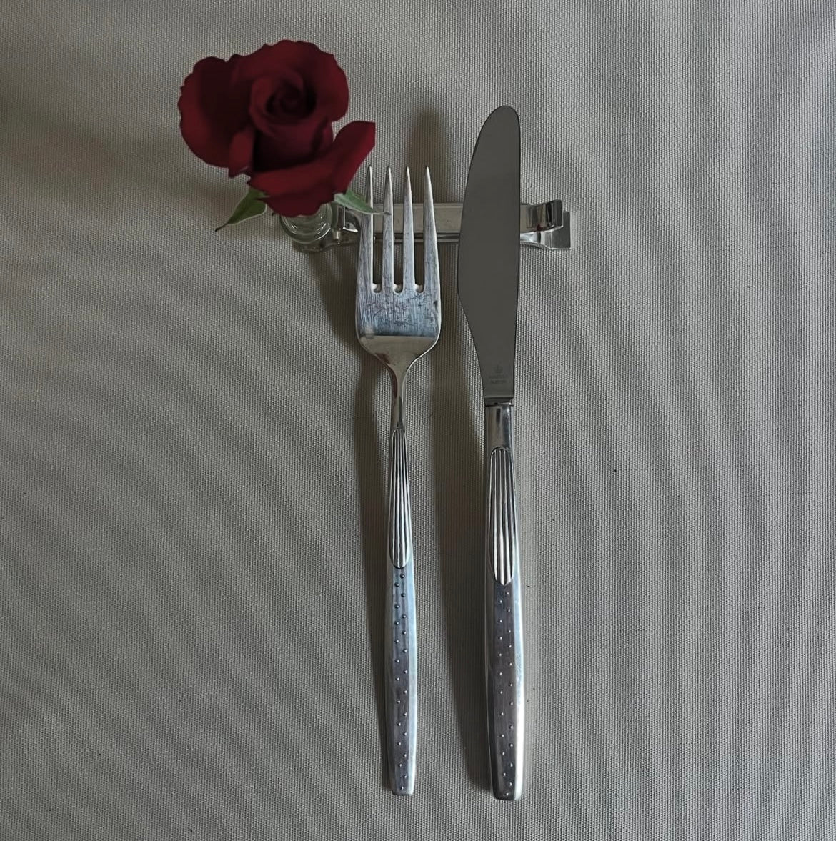 Silver Plates Cutlery Rests (set of 2)