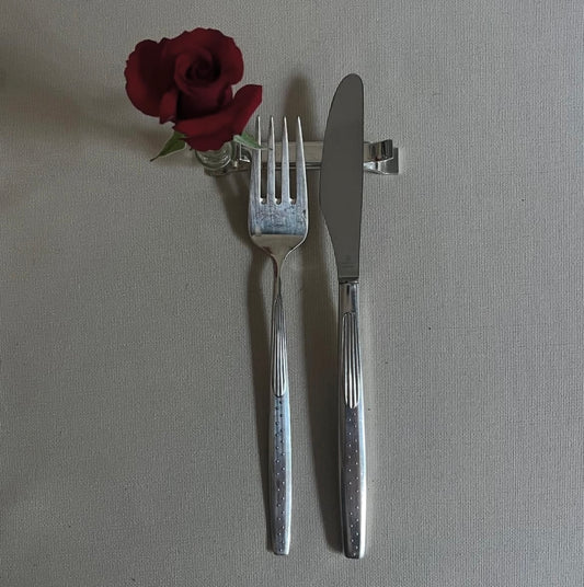 Silver Plates Cutlery Rests (set of 2)