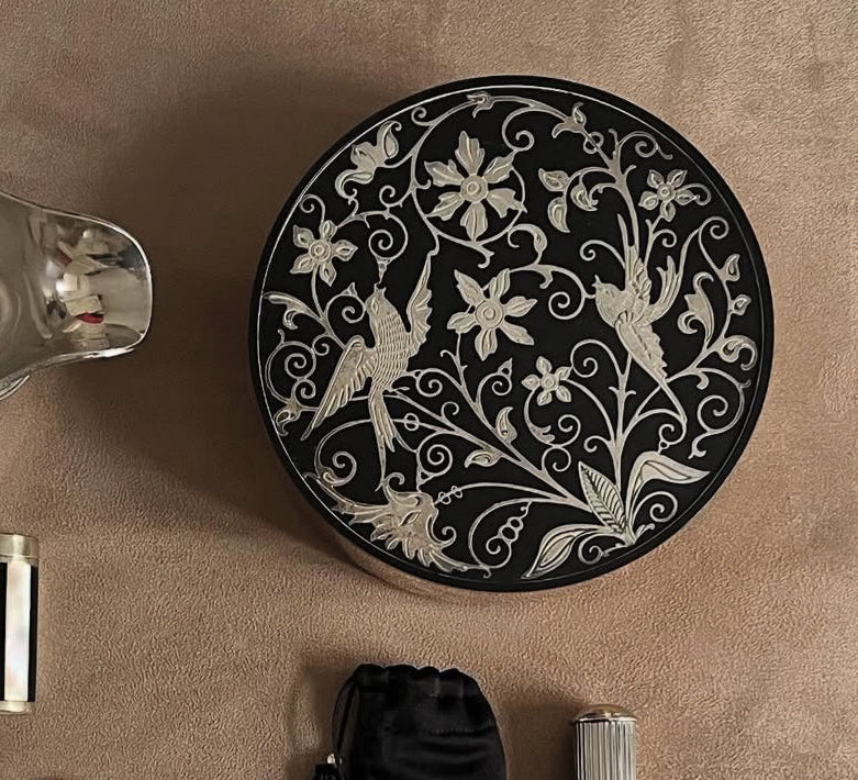 Silver Plated and Lacquer Box