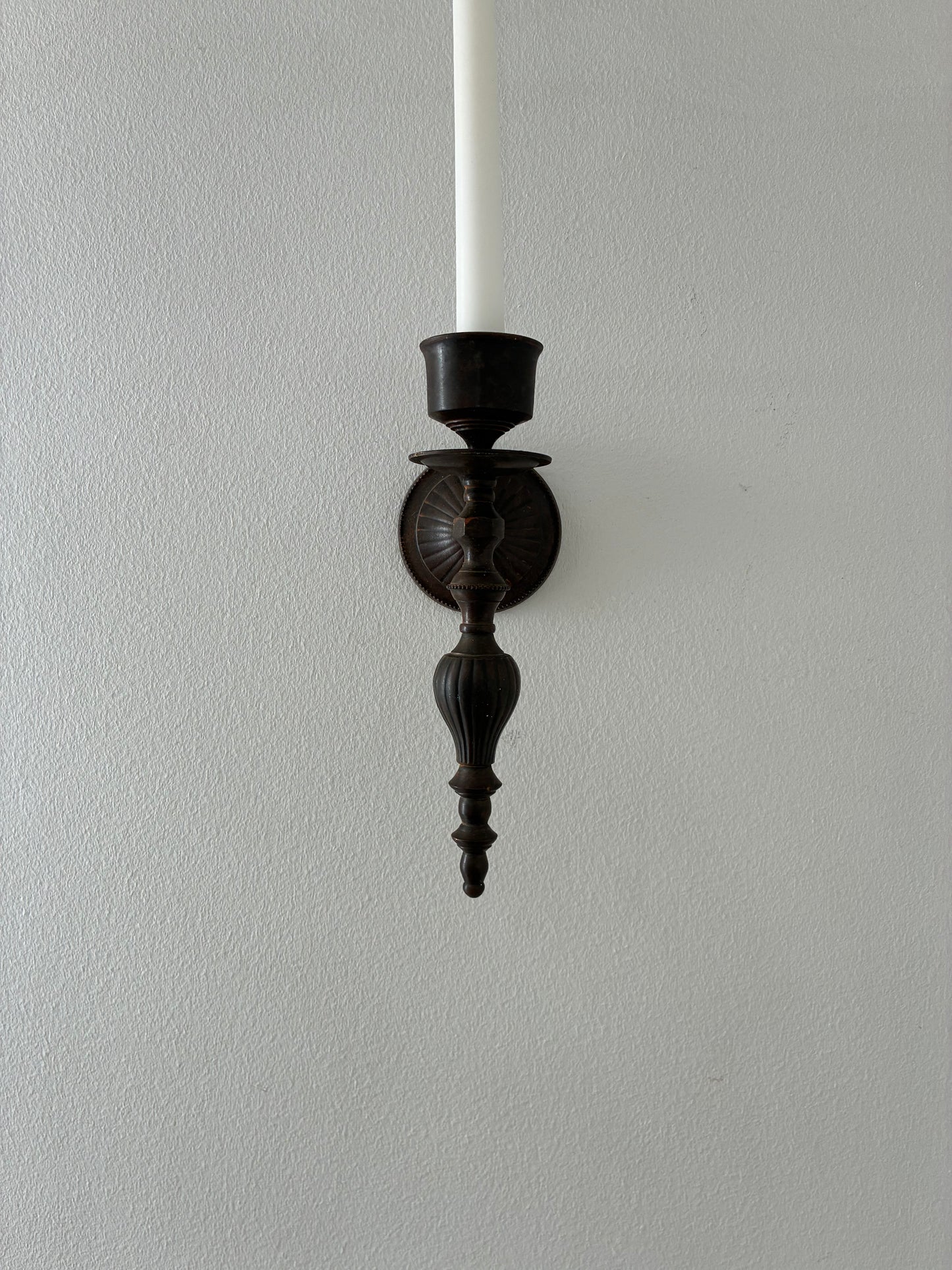 Pair of Vintage Copper Wall Sconces