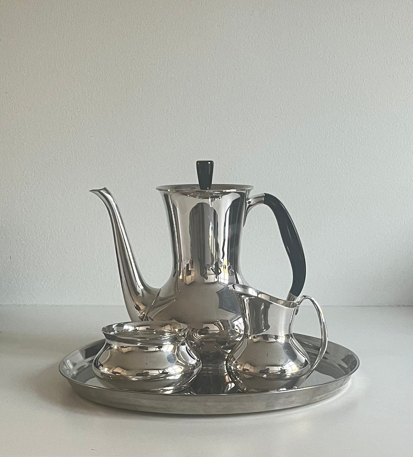 Danish Silver Plates Coffee Set