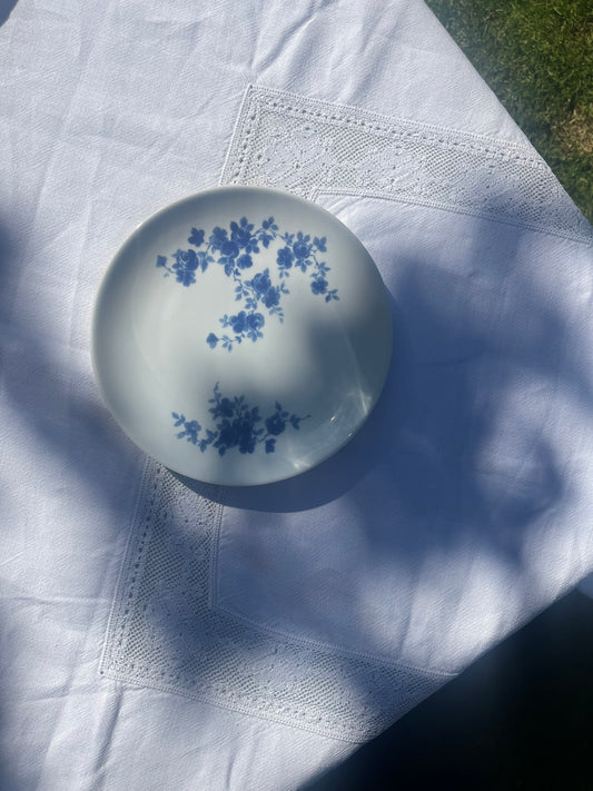 Medium Vintage Floral Dish