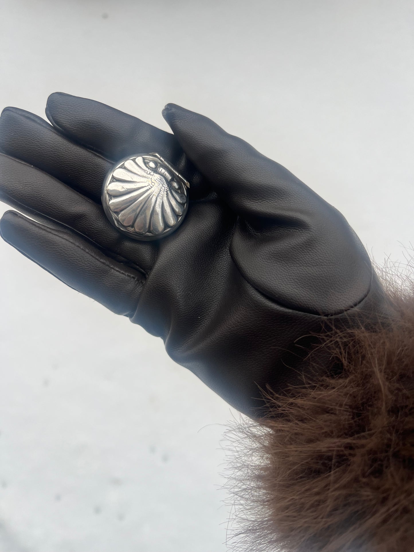 Small Silver Plated Pill Box