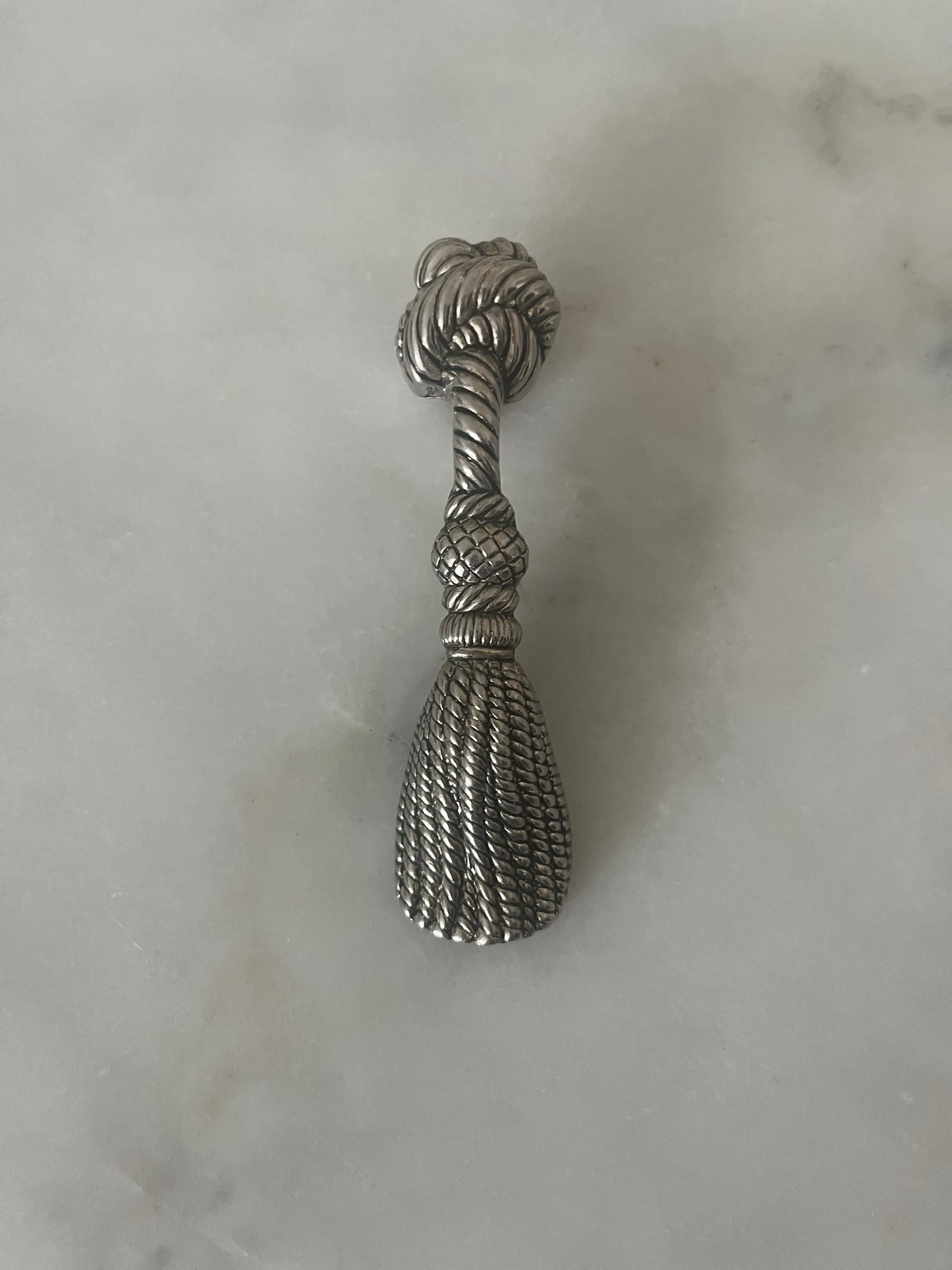 Silver Plated Tassel Bottle Opener