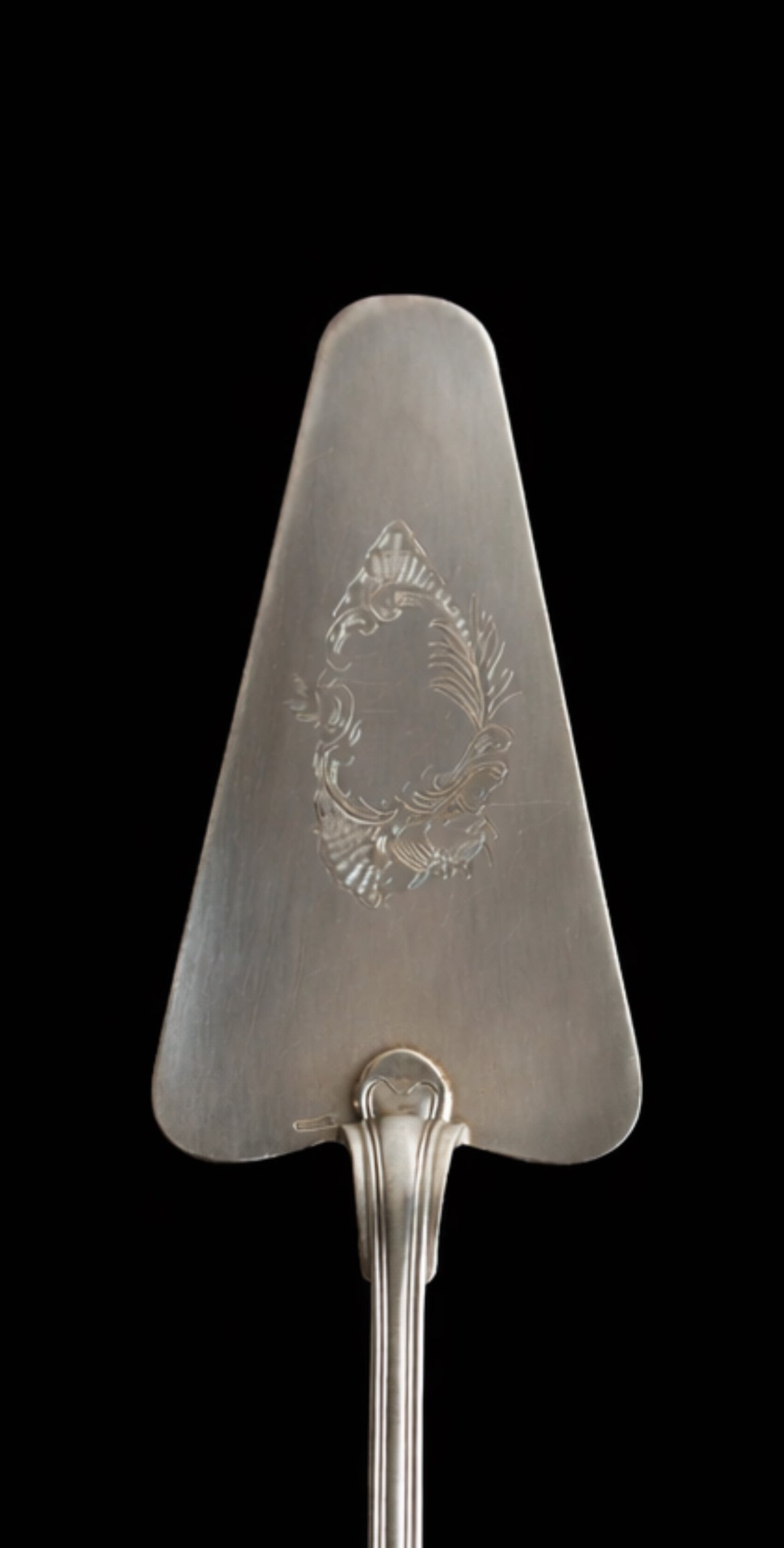Antique Silver Plated Cake Server
