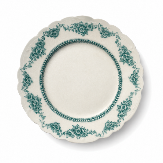 Large Vintage Floral Dish