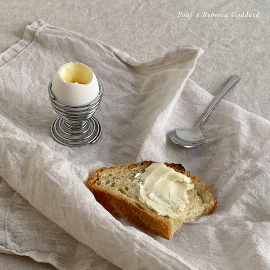 Coiled Steel Egg Cups