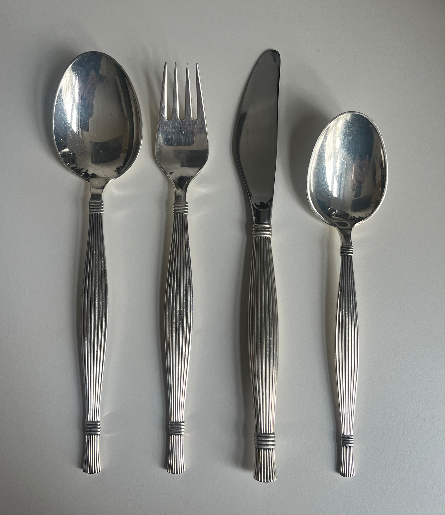 Mid-century Silver Plated Danish Cutlery Set