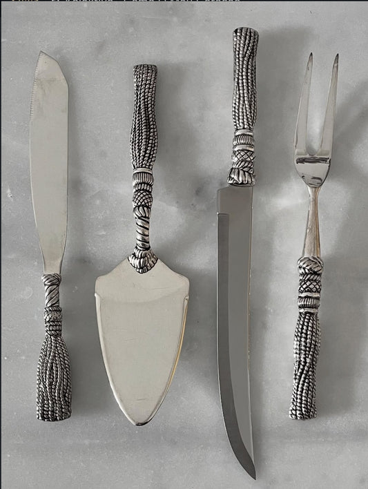 Tassel Silver Plated Serving Sets