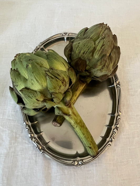 Adorned Steel Tray (small)