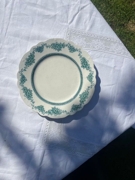 Large Vintage Floral Dish