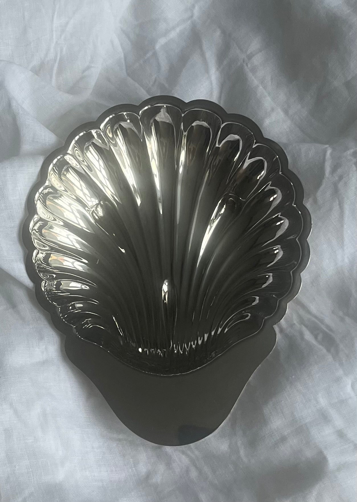 Vintage Silver Plated Shell Dish