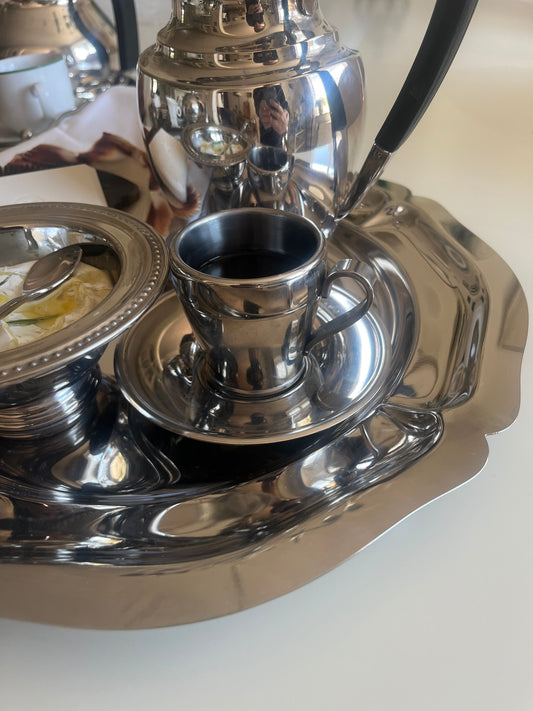 Italian Steel Espresso Cup