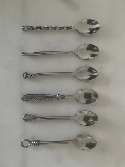 Rare Small Steel Spoons (set of six)